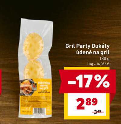 Gril Party Dukáty údené na gril 180 g 