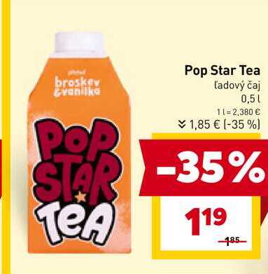 Pop Star Tea Ľadový čaj 0,5l