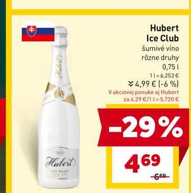 Hubert ICE Club 0,75 l