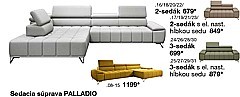 Sedacia súprava PALLADIO - 3-sedák