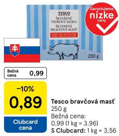 Tesco bravčová masť, 250 g