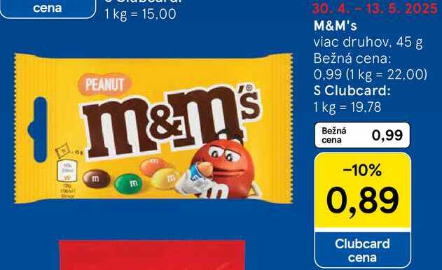 M&M's, 45 g 