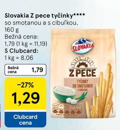Slovakia Z pece tyčinky, 160 g