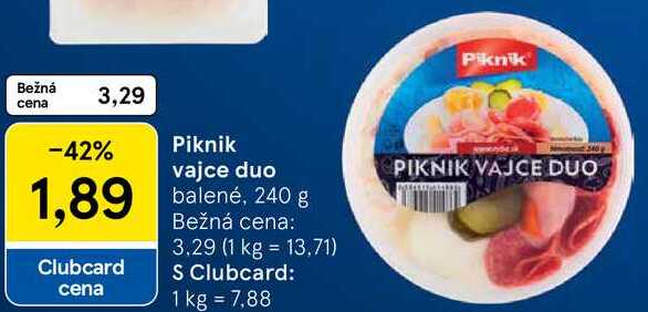 Piknik vajce duo, 240 g