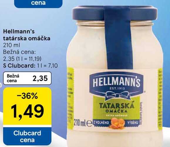 Hellmann's tatárska omáčka, 210 ml