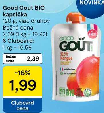 Good Gout BIO kapsička, 120 g