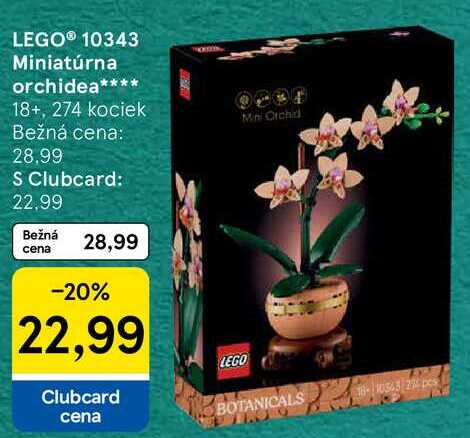 LEGO® 10343 Miniatúrna orchidea