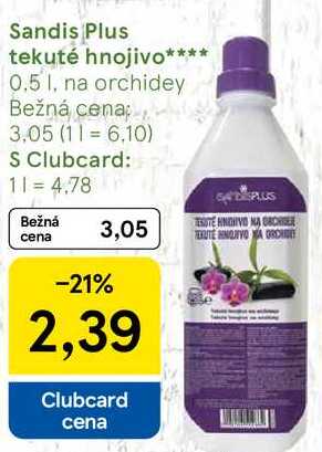 Sandis Plus tekuté hnojivo, 0,5 l
