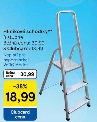 Hliníkové schodíky