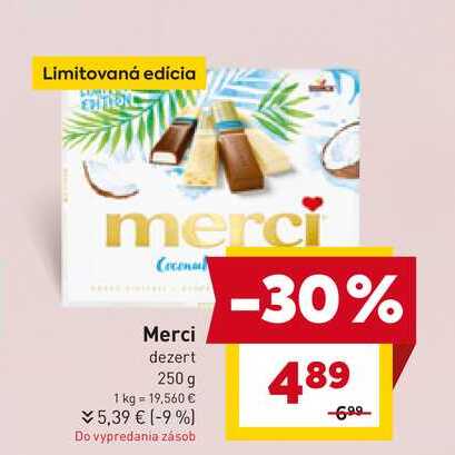 Merci dezert 250 g