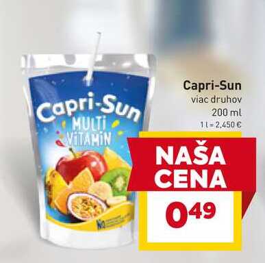 Capri-Sun viac druhov 200 ml