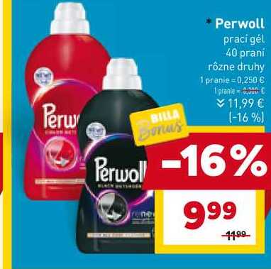 Perwoll prací gél 40 praní 