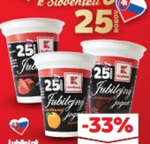 Jubilejný jogurt smotanový