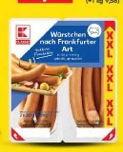 K-Classic Frankfurtské párky