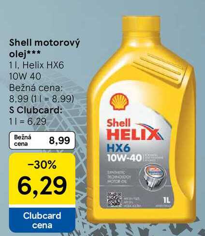 Shell motorový olej, 1 l