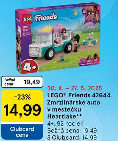 LEGO® Friends 42644 Zmrzlinárske auto v mestečku Heartlake