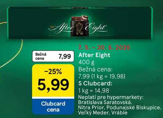 After Eight, 400 g 