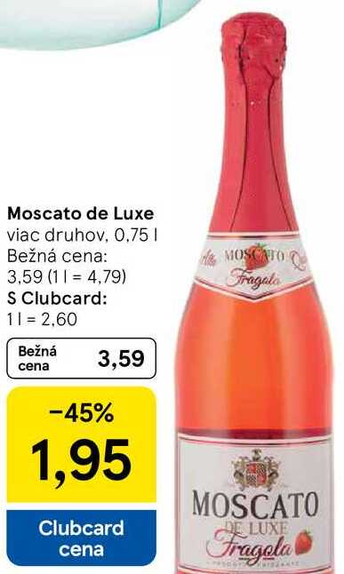 Moscato de Luxe, 0,75 l