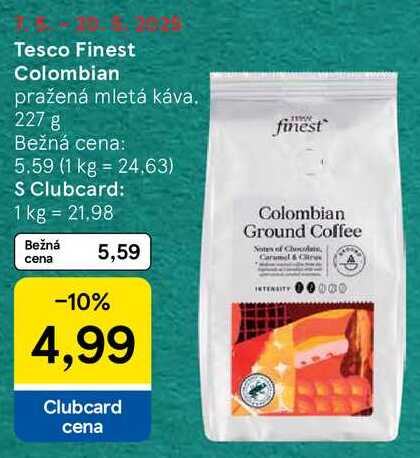 Tesco Finest Colombian, 227 g