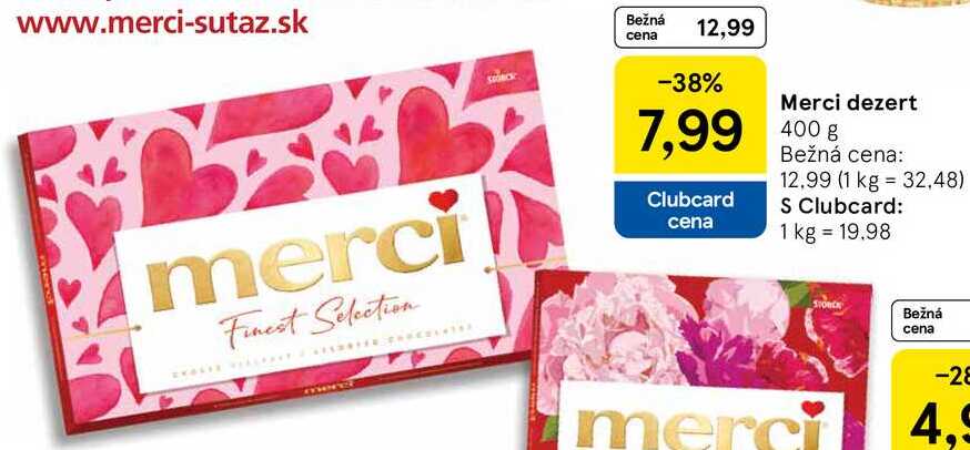 Merci dezert, 400 g