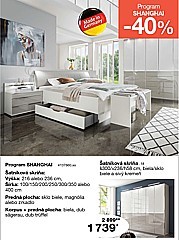 Program SHANGHAI - Šatníková skriňa