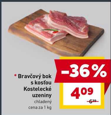 Bravčový bok s kosťou 1 kg