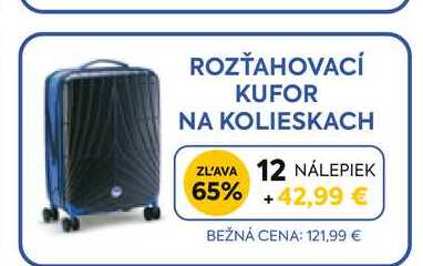 ROZŤAHOVACÍ KUFOR NA KOLIESKACH 