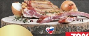 Údené bravčové rebierka z bôčika
