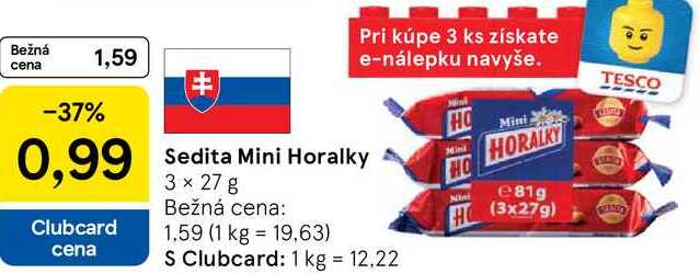 Sedita Mini Horalky, 3x 27 g 