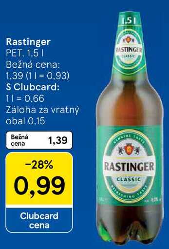 Rastinger, 1,5 l