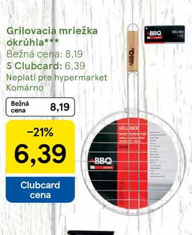 Grilovacia mriežka okrúhla