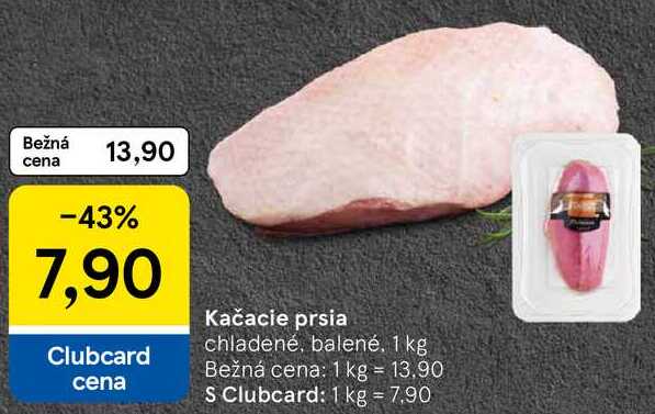 Kačacie prsia, 1 kg 