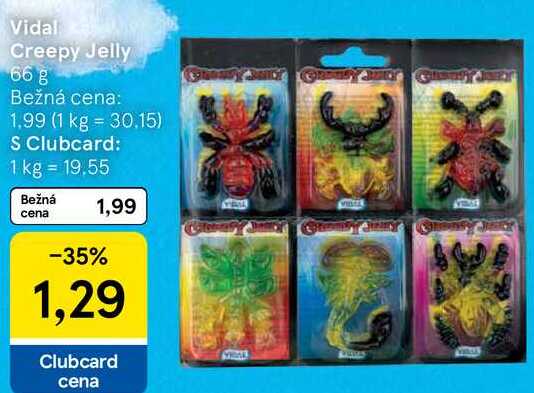 Vidal Creepy Jelly, 66 g 