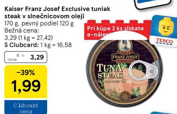 Kaiser Franz Josef Exclusive tuniak, 170 g