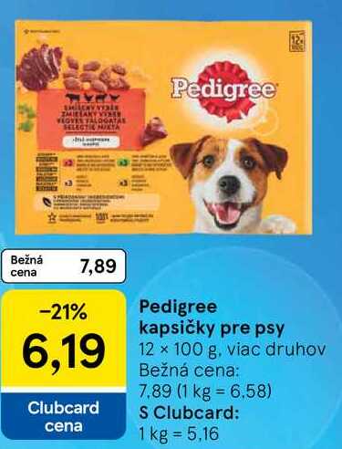 Pedigree kapsičky pre psy, 12x 100 g