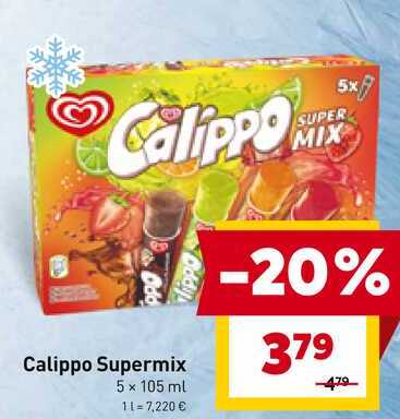 Calippo Supermix 5 x 105 ml 