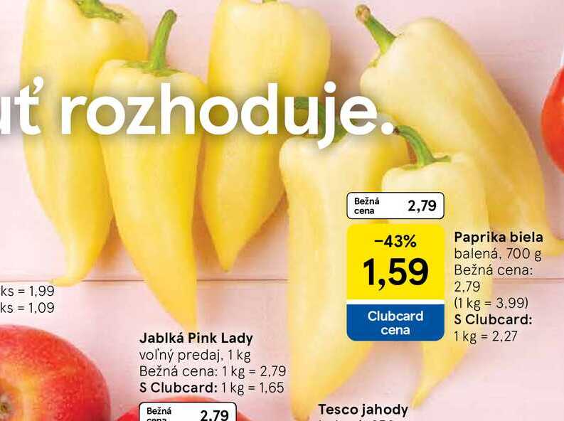 Paprika biela, 700 g