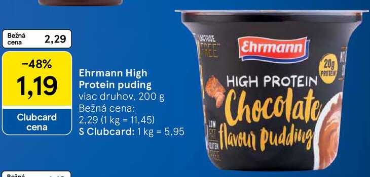 Ehrmann High Protein puding, 200 g
