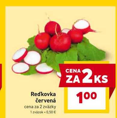 Reďkovka červená cena za 2 zväzky 