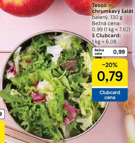 Tesco chrumkavý šalát, 130 g