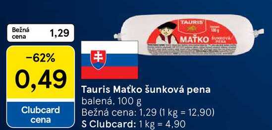 Tauris Maťko šunková pena, 100 g