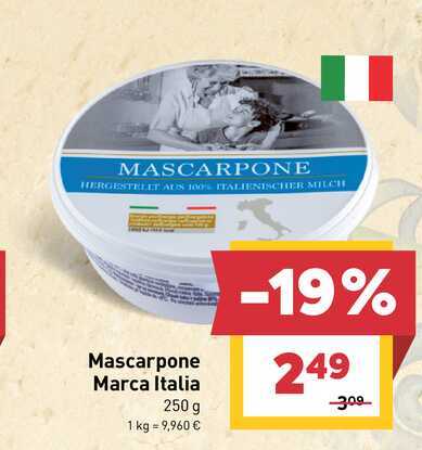 Mascarpone Marca Italia 250 g 