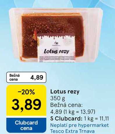 Lotus rezy, 350 g