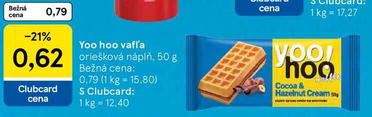 Yoo hoo vafl'a, 50 g