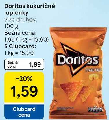 Doritos kukuričné lupienky, 100 g