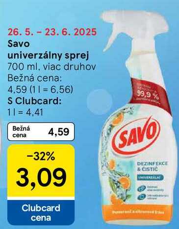 Savo univerzálny sprej, 700 ml