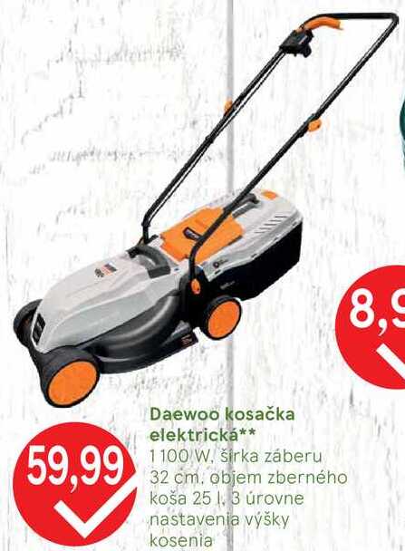 Daewoo kosačka elektrická