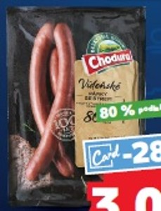Chodura Viedenské párky so syrom