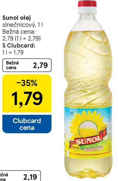 Sunol olej, 1 l