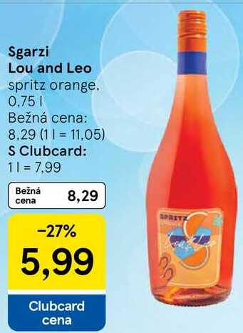 Sgarzi Lou and Leo, 0,75 l